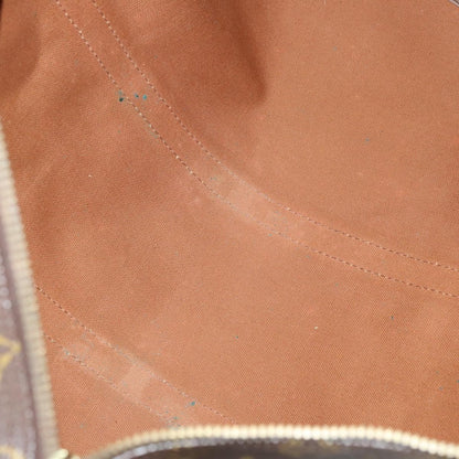 Louis Vuitton Keepall Bag Monogram Canvas, BROWN, CANVAS, Travel bag