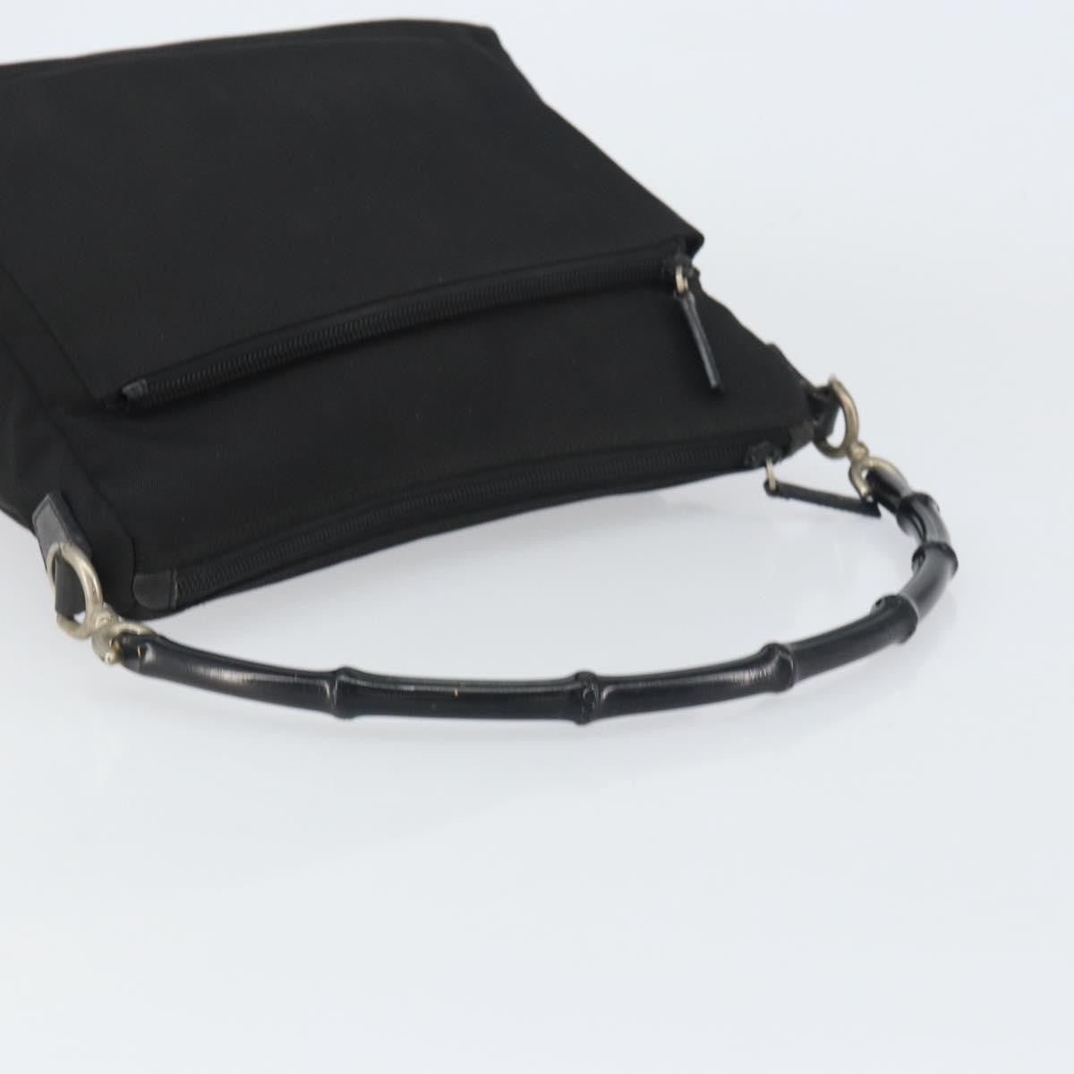 Gucci Vintage Shoulder Bag Nylon, BLACK, NYLON, Shoulder bag