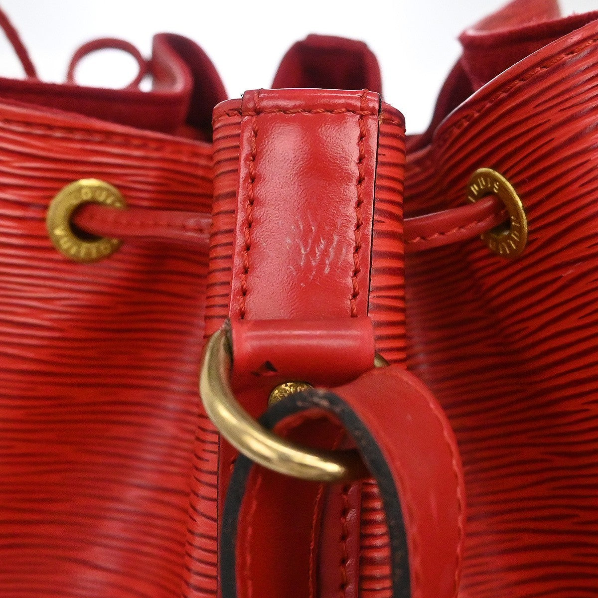Louis Vuitton Noe Handbag Epi Leather, Red, Leather, Shoulder Bag