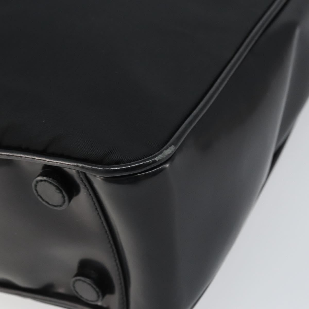 Prada Vintage Tote Nylon, BLACK, NYLON, Tote bag