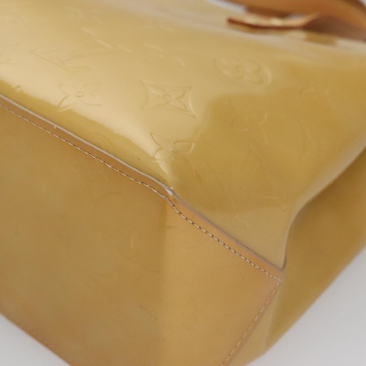 Louis Vuitton Reade Handbag Monogram Vernis, BEIGE, PATENT_LEATHER, Handbag