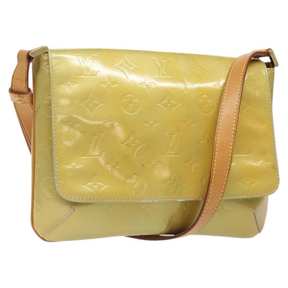Louis Vuitton Thompson Street Handbag Monogram Vernis, BEIGE, PATENT_LEATHER, Handbag