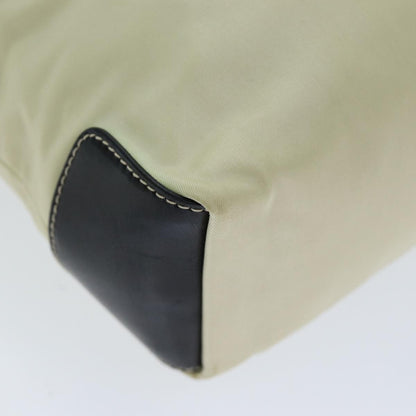 Prada Vintage Zip Handbag Tessuto, BEIGE, NYLON, Handbag