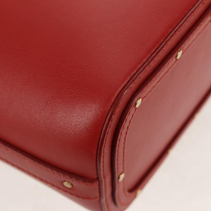 Chloe Roy Bucket Bag Leather, RED, LEATHER, Shoulder bag