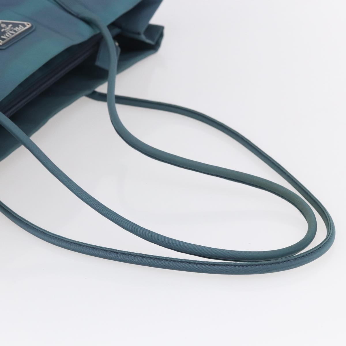 Prada Vintage Tote Tessuto, BLUE, NYLON, Shoulder bag