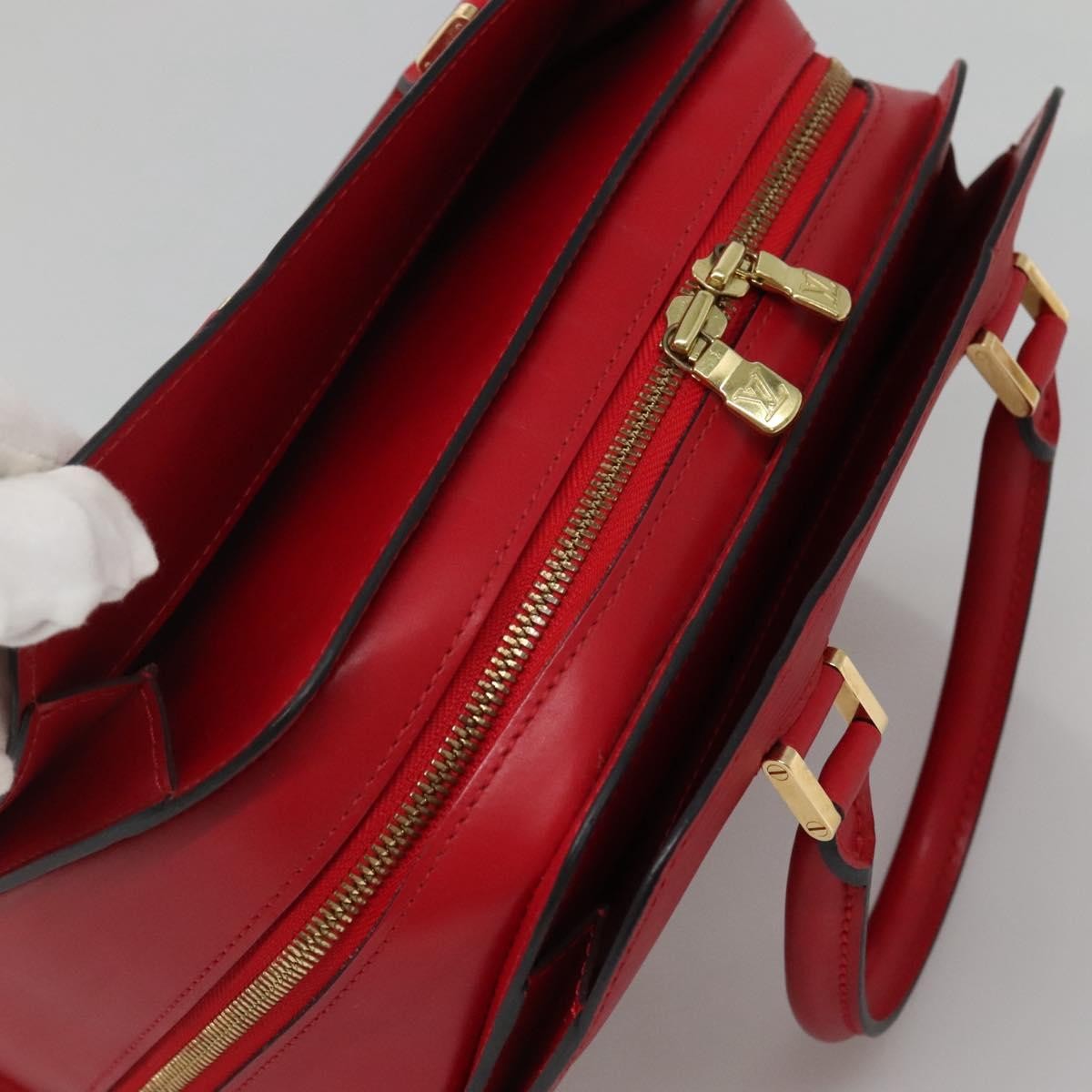 Louis Vuitton Pont Neuf Handbag Epi Leather, RED, LEATHER, Handbag