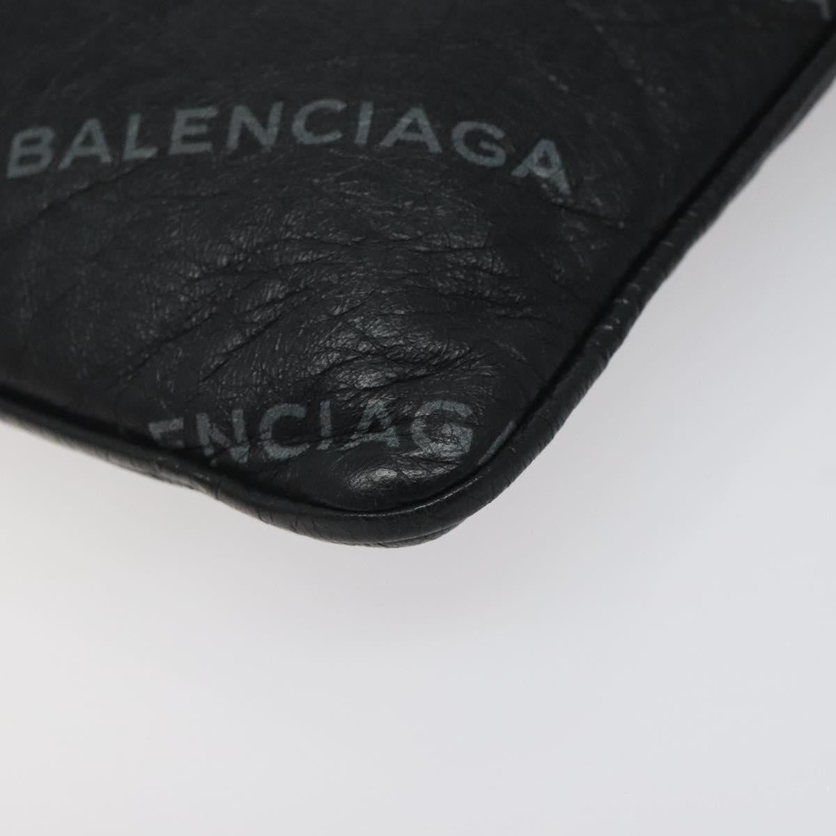 Balenciaga Explorer Pouch Leather, BLACK, LEATHER, Clutche & pouche