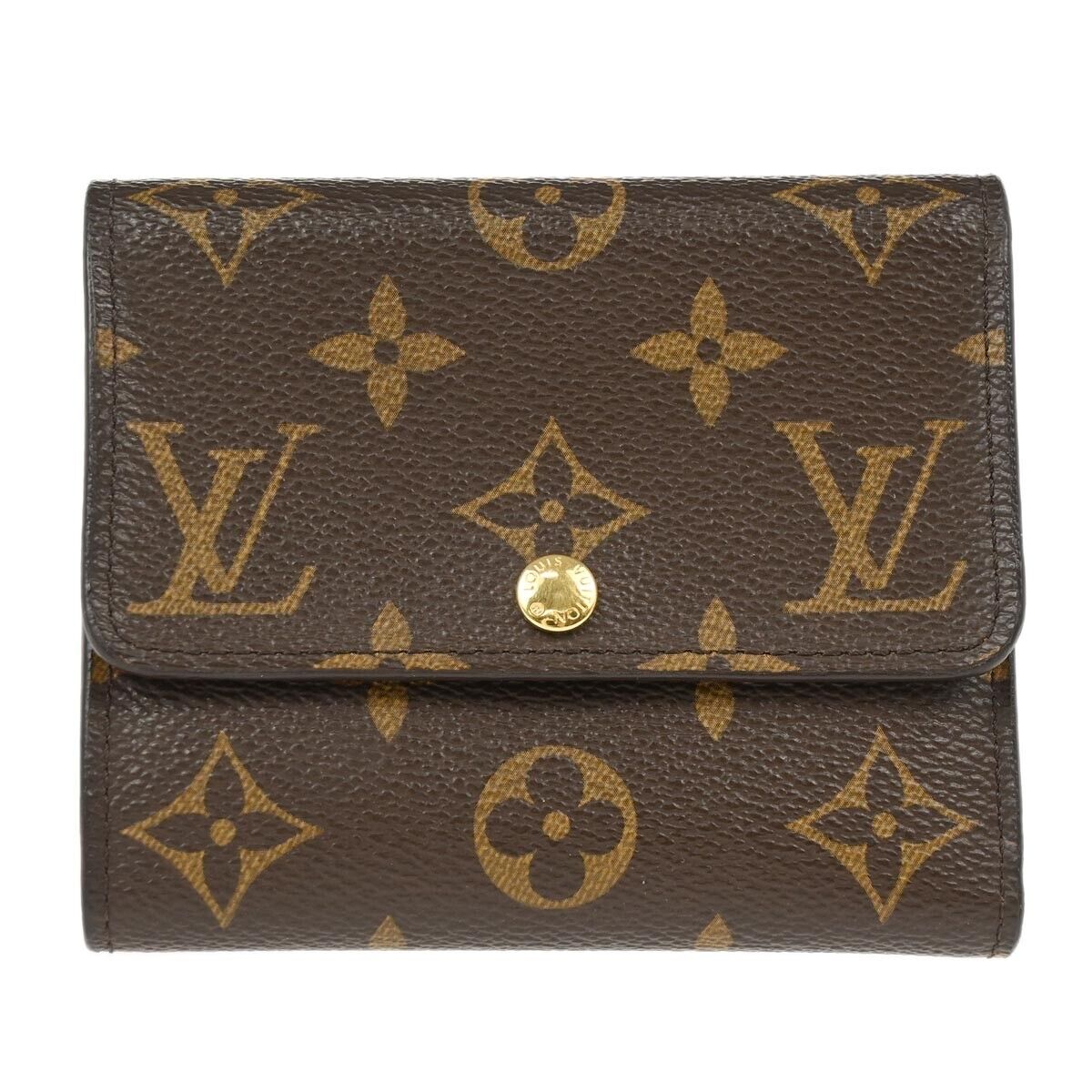 Louis Vuitton Anais Wallet Monogram Canvas, BROWN, CANVAS, Wallets