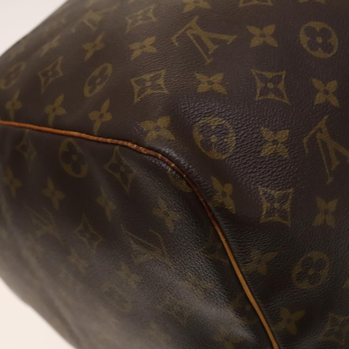 Louis Vuitton Keepall Bag Monogram Canvas, BROWN, CANVAS, Travel bag