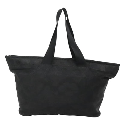 Versace Vintage Tote Nylon, BLACK, NYLON, Tote bag