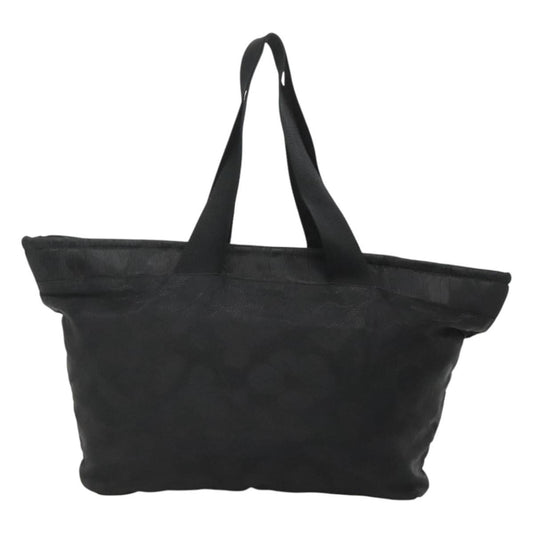 Versace Vintage Tote Nylon, BLACK, NYLON, Tote bag