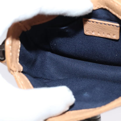 Celine Shoulder Bag Leather, BROWN, LEATHER, Shoulder bag