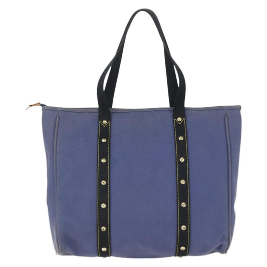 Louis Vuitton Antigua Tote Canvas, PURPLE, CANVAS, Tote bag