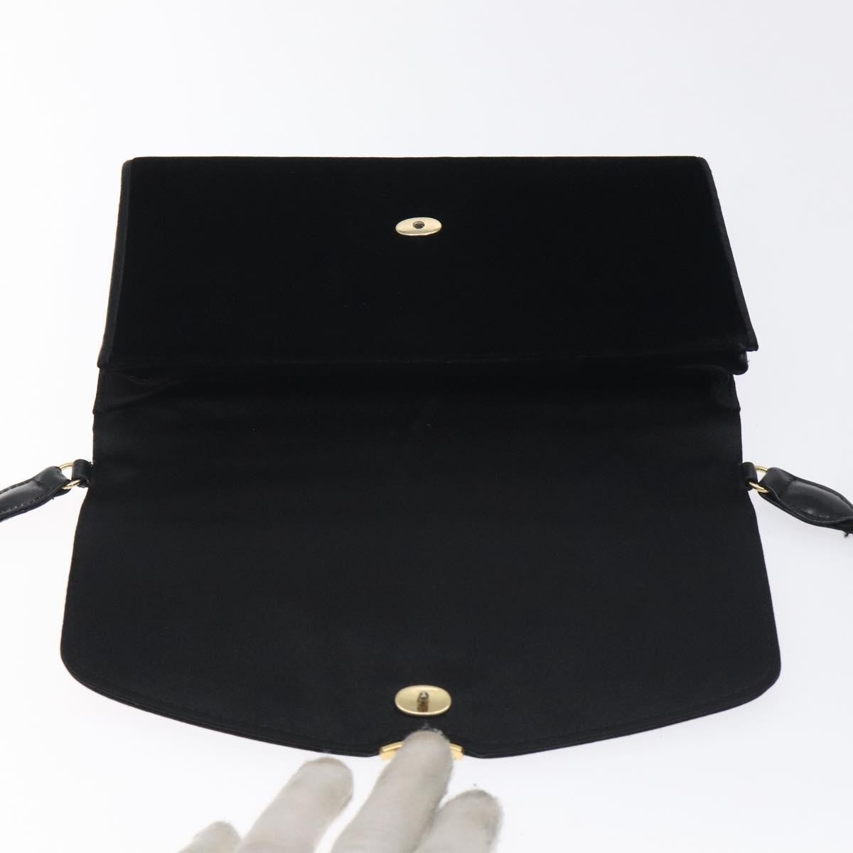 Gucci Vintage Shoulder Bag Velvet, BLACK, VELVET, Shoulder bag