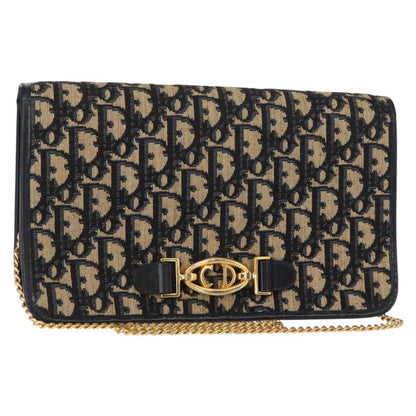 Christian Dior Vintage CD trotter Shoulder bag Canvas, BROWN, CANVAS, Shoulder bag