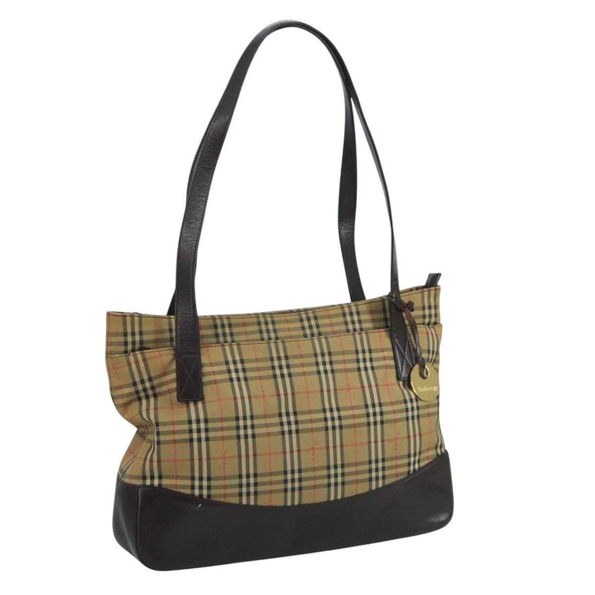 Burberry Nova Check Tote canvas check pattern, BEIGE, CANVAS, Tote bag