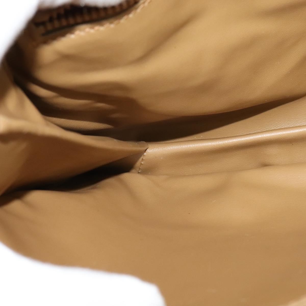 Celine Macadam Shoulder Bag PVC Leather, BEIGE, CANVAS, Shoulder bag