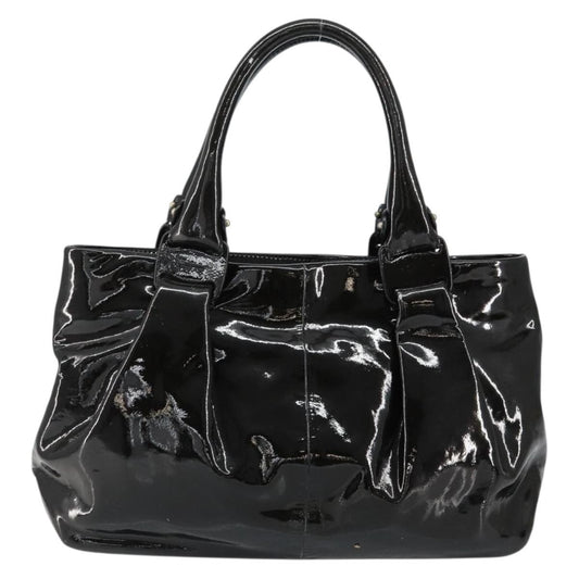 Salvatore Ferragamo Vintage Tote bag Patent Leather, BLACK, PATENT_LEATHER, Tote bag