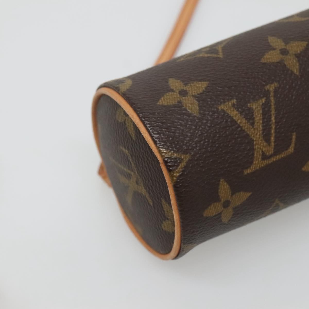 Louis Vuitton Papillon Pochette Monogram Canvas, BROWN, CANVAS, Handbag