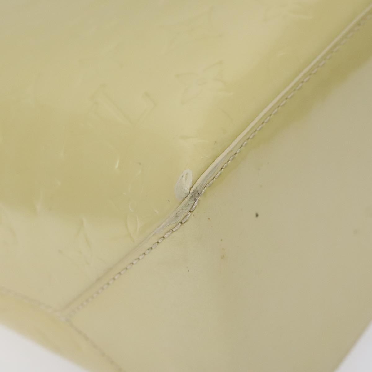 Louis Vuitton Wilshire Handbag Monogram Vernis, YELLOW, PATENT_LEATHER, Handbag