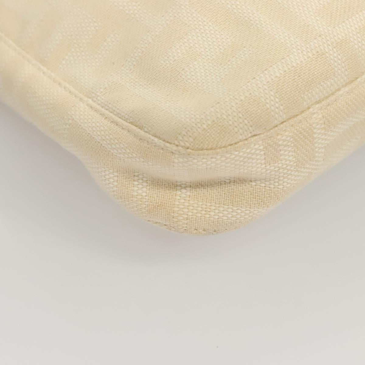 Fendi Mamma Baguette Shoulder Bag Canvas, BEIGE, CANVAS, Shoulder bag