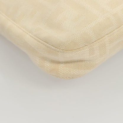 Fendi Mamma Baguette Shoulder Bag Canvas, BEIGE, CANVAS, Shoulder bag