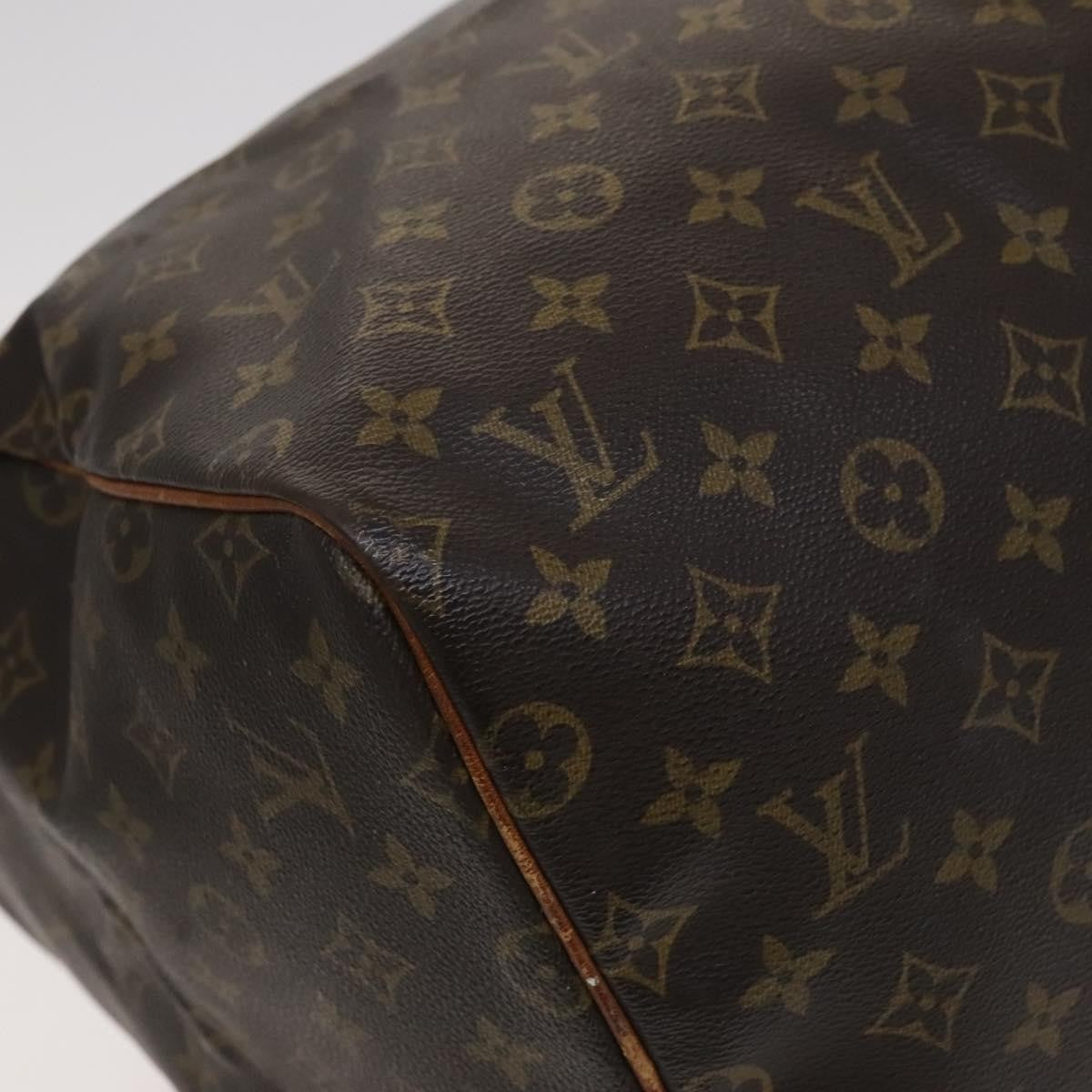 Louis Vuitton Keepall Bag Monogram Canvas, BROWN, CANVAS, Travel bag
