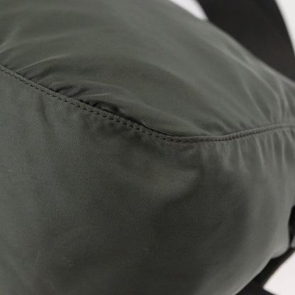 Prada Double Buckle Flap Messenger Bag Tessuto, KHAKI, NYLON, Shoulder bag