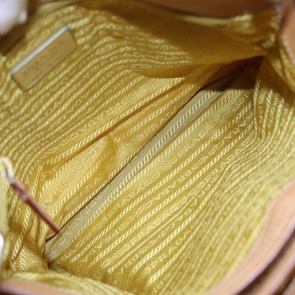 Prada Vintage Flap Messenger Bag Tessuto, YELLOW, NYLON, Shoulder bag