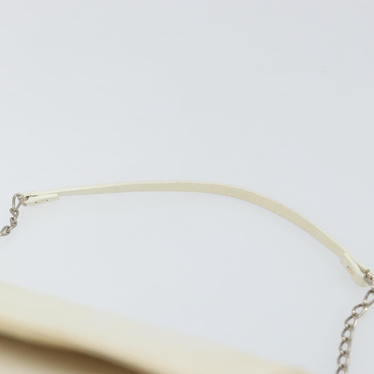 Prada Vintage Shoulder Bag Leather, WHITE, LEATHER, Shoulder bag