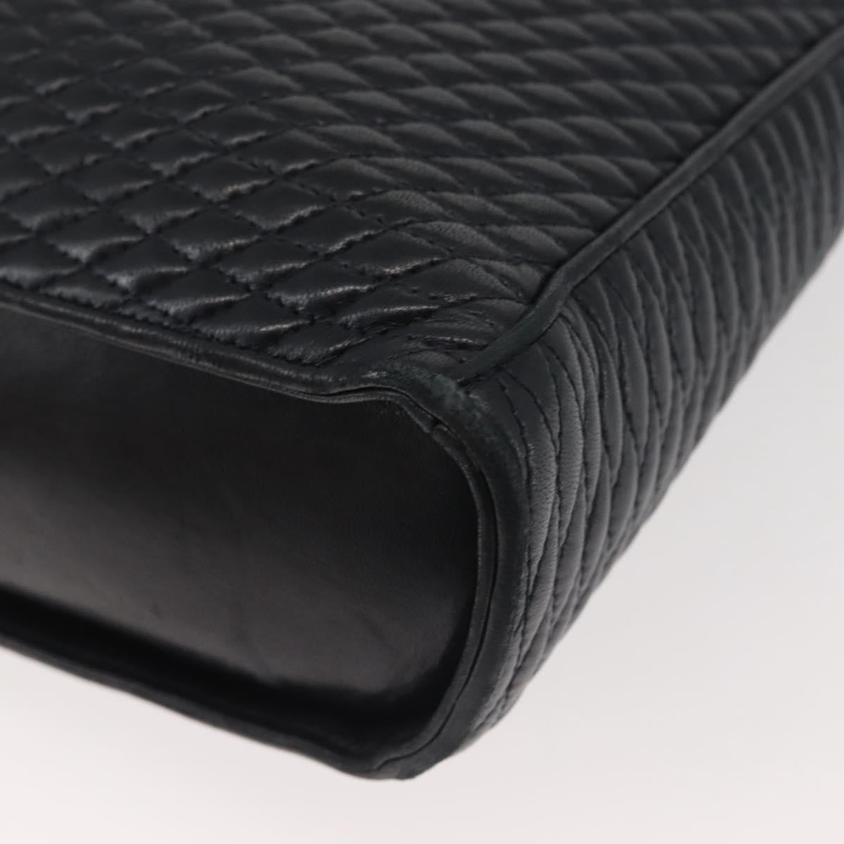 Bally Vintage Shoulder Bag Leather, NAVY, LEATHER, Shoulder bag