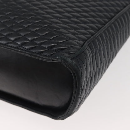 Bally Vintage Shoulder Bag Leather, NAVY, LEATHER, Shoulder bag