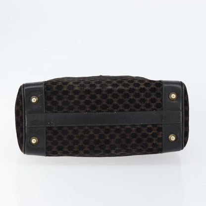 Celine Vintage Macadam Handbag C Macadam Suede, BLACK, SUEDE, Handbag