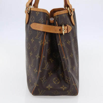 Louis Vuitton Batignolles Handbag Monogram Canvas, BROWN, CANVAS, Tote bag