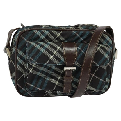 Burberry Nova Check Blue Label Nylon, BROWN, NYLON, Shoulder bag