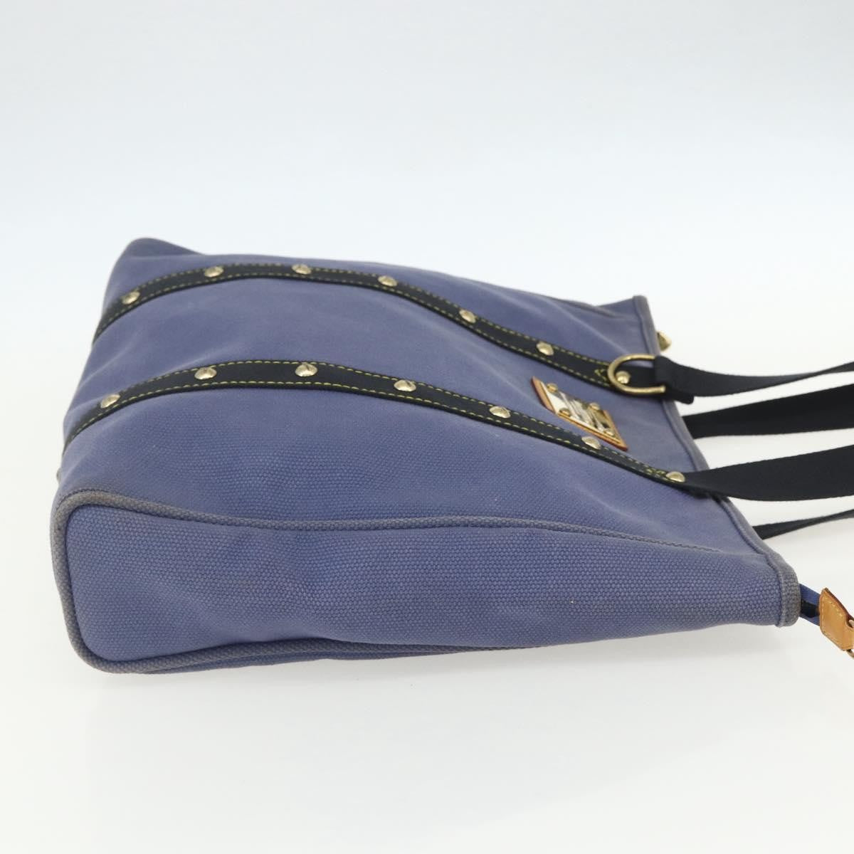 Louis Vuitton Antigua Tote Canvas, PURPLE, CANVAS, Tote bag