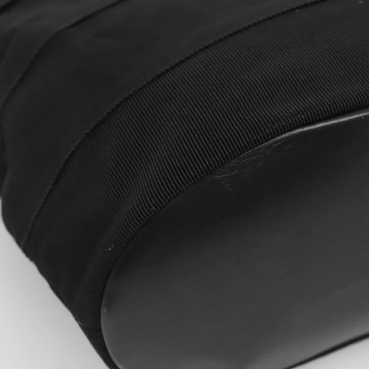 Salvatore Ferragamo Vala Shoulder Bag Canvas, BLACK, CANVAS, Shoulder bag