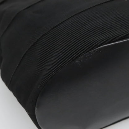 Salvatore Ferragamo Vala Shoulder Bag Canvas, BLACK, CANVAS, Shoulder bag