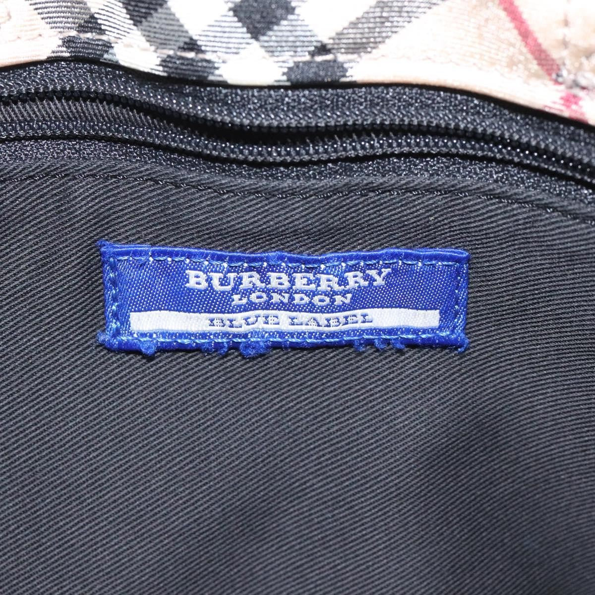 Burberry Blue Label Tote Bag Nylon, SILVER, NYLON, Tote bag