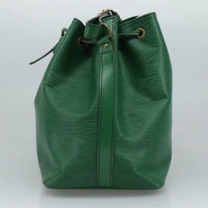 Louis Vuitton Petit Noe Handbag Epi Leather, GREEN, LEATHER, Shoulder bag