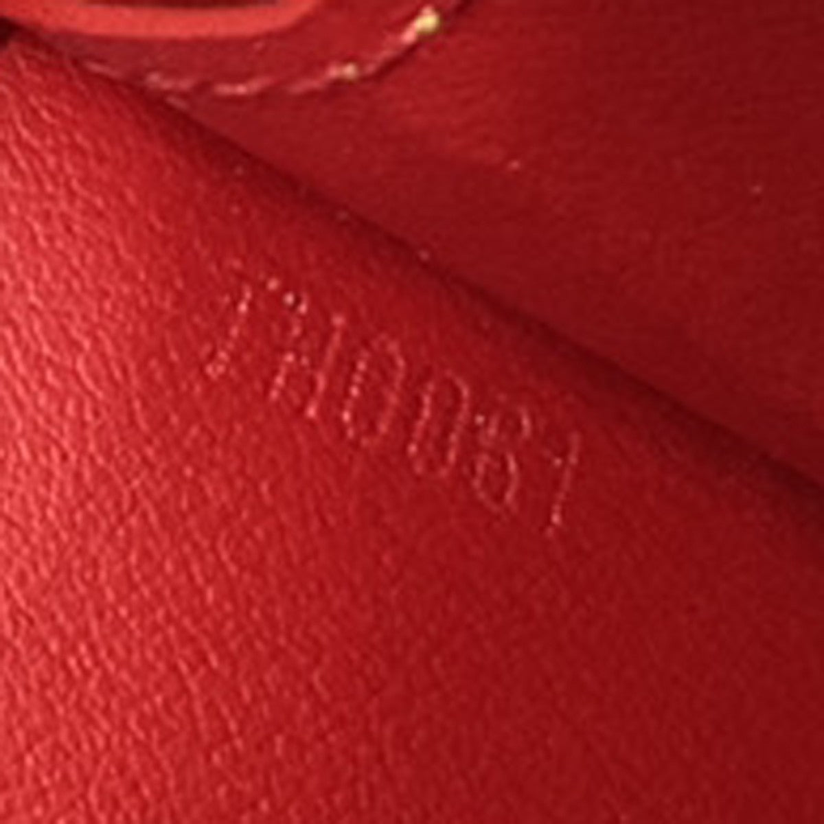 Louis Vuitton Mott Handbag Monogram Vernis, RED, PATENT_LEATHER, Clutche & pouche