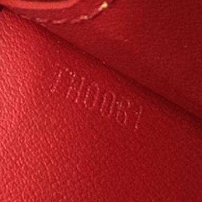 Louis Vuitton Mott Handbag Monogram Vernis, RED, PATENT_LEATHER, Clutche & pouche
