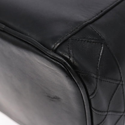 Chanel Vanity pouch Leather, BLACK, LEATHER, Toiletry Case