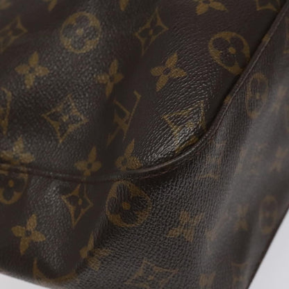 Louis Vuitton Looping Handbag Monogram Canvas, BROWN, CANVAS, Handbag