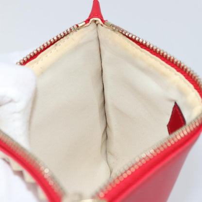 Valentino Garavani Rockstud Pouch Leather, PINK, LEATHER, Clutche & pouche