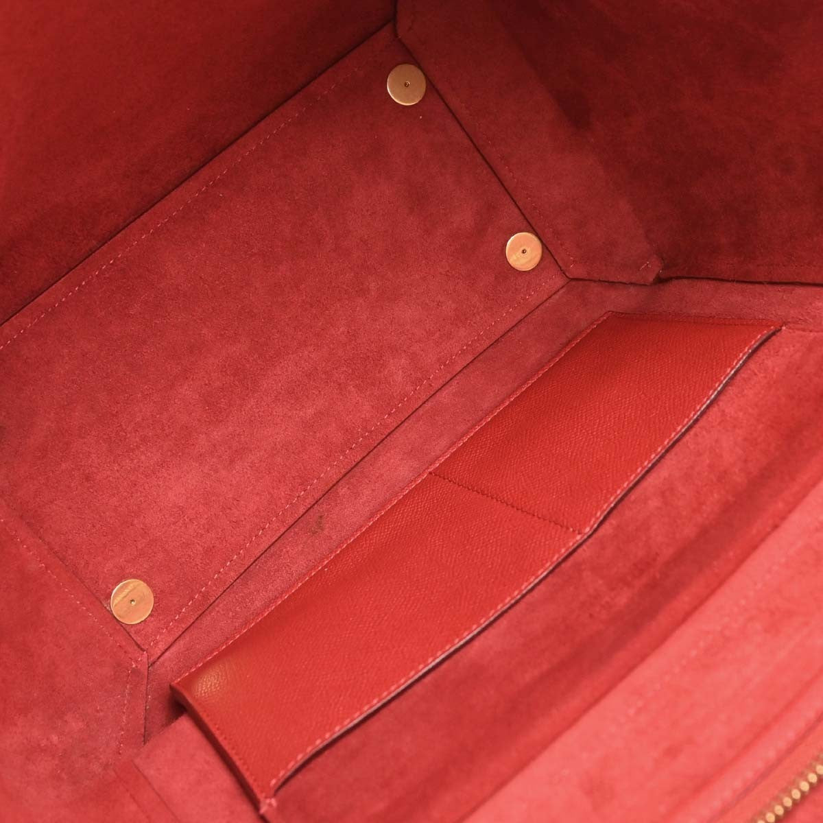 Celine Belt Bag Calfskin, RED, LEATHER, Handbag