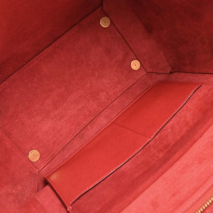 Celine Belt Bag Calfskin, RED, LEATHER, Handbag