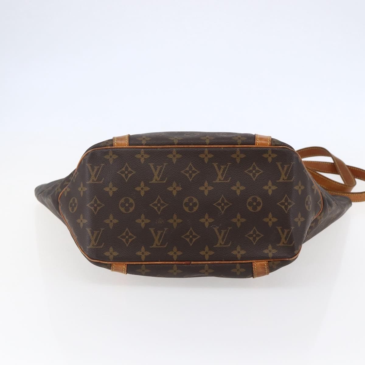 Louis Vuitton Shopping Sac Handbag Monogram Canvas, BROWN, CANVAS, Tote bag