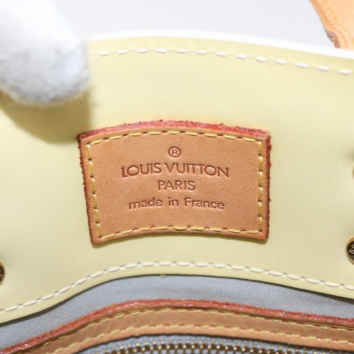 Louis Vuitton Reade Handbag Monogram Vernis, BEIGE, PATENT_LEATHER, Handbag