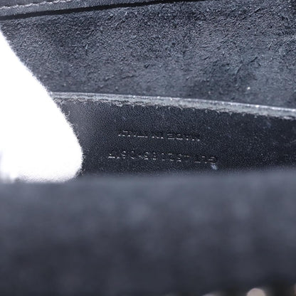 Saint Laurent Classic Monogram Tassel Crossbody Bag Suede, BLACK, SUEDE, Shoulder bag